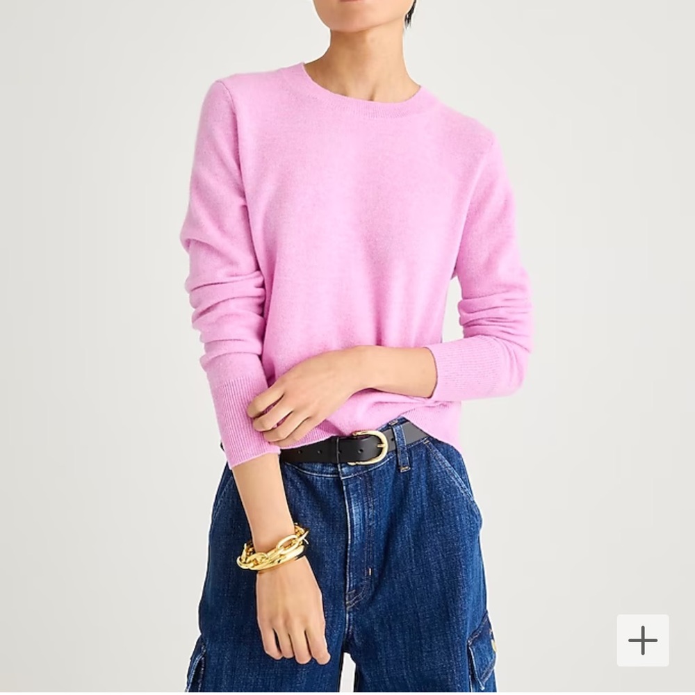 Jcrew cashmere classic fit crewneck sweater